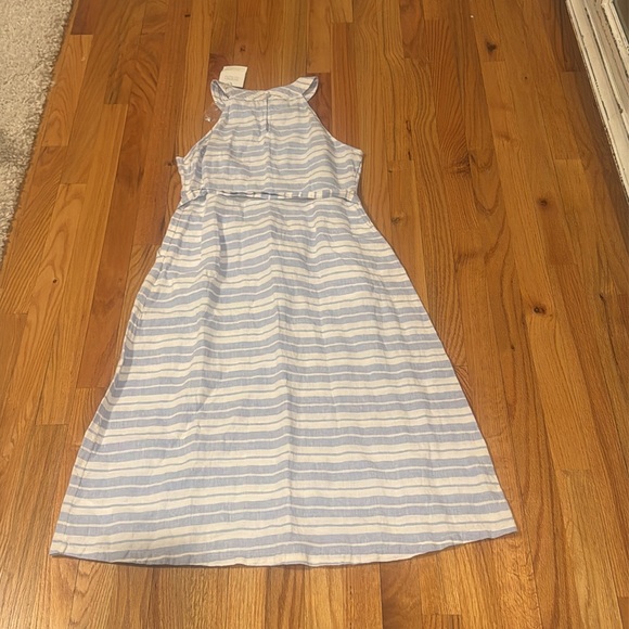 Sigrid Olsen Dutch Striped Midi Dress - Picture 8 of 8